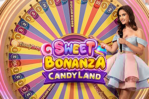 Sweet Bonanza CandyLand game by Pragmatic Play – logo hosted on Bdmbet